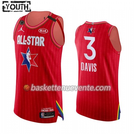 Maillot Basket Los Angeles Lakers Anthony Davis 3 2020 All-Star Jordan Brand Kobe Forever Rouge Swingman - Enfant